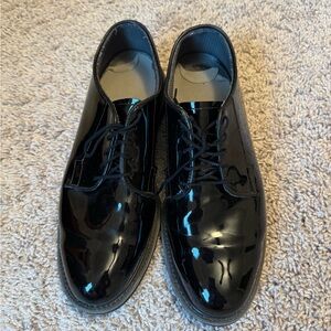 Men's Bates High Gloss Oxford Black Shoes